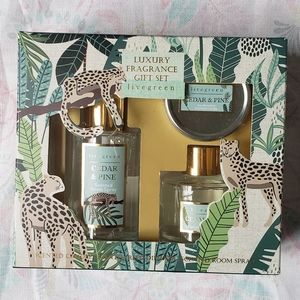 Livegreen Luxury Fragrance Gift Set - Cedar & Pine NWT